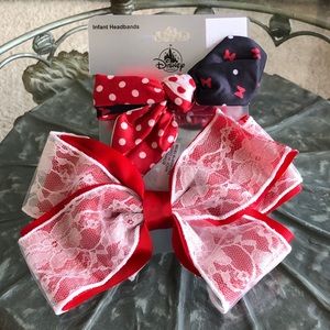 Disney Minnie Mouse Infant Headbands Set of Two